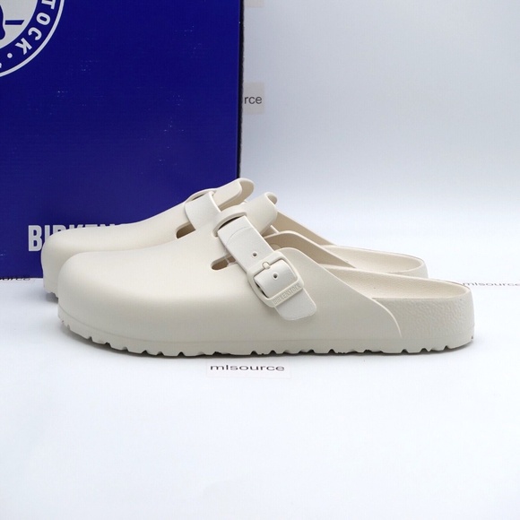 SLD NEW Birkenstock Boston Essentials EVA Clogs 1027381 Eggshell - Picture 1 of 7
